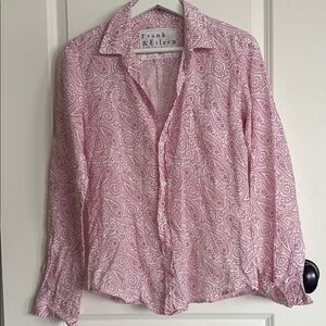 Frank & Eileen Light Pink Paisley Shirt